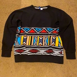 H&M Divided Design Crew Neck Sweatshirt